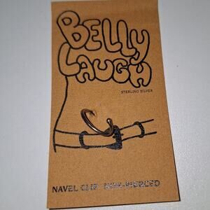 Sterling Silver Navel Clip Non-Pierced